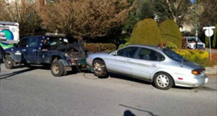 Scrap Car Recycling Burnaby, We scrapped this car from Downtown Burnaby, BC